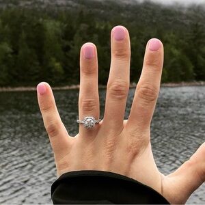 Simon G. Diamond Engagement Ring